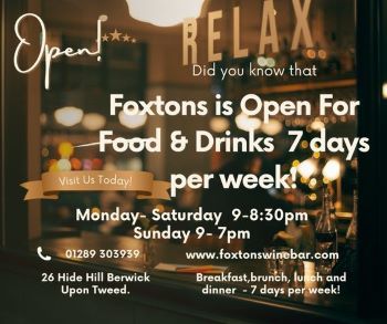 Home • Foxtons Winebar & Restaurant